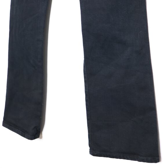 3X1 NYC High Rise Ripped Jeans Distressed Denim Straight Bowie Black Women's 27 - Picture 6 of 10